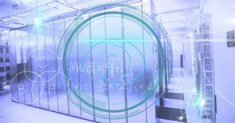 This image shows a digital image of mathematics problems being processed on a 스톡 사진