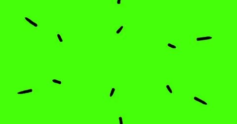 Image of six black arrows pointing inwards on green background Stock Illustration