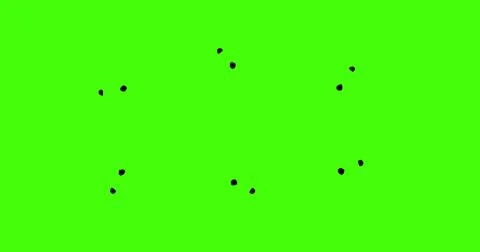 Image of six black arrows pointing inwards on green background Stock Illustration
