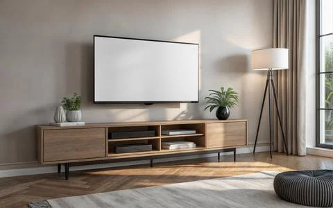 An image of a Smart TV Stock Illustration