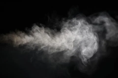 Image of smoke with black background Stock Photos