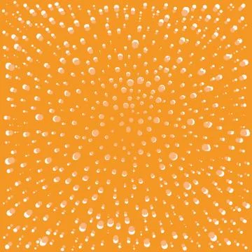 Image of snowflakes on an orange background. Background, Wallpaper, pattern. Stock Illustration