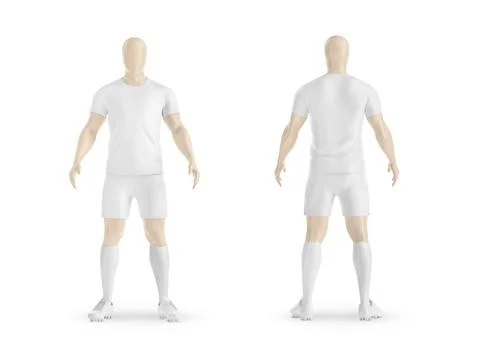 An image of a Soccer Uniform Kit isolated on a white background Stock Illustration