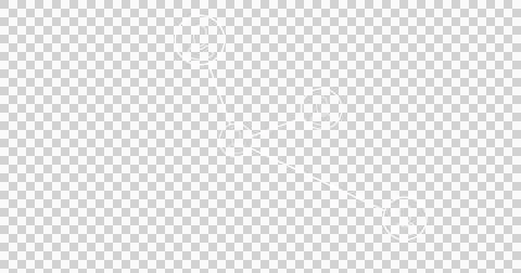 Image of social network structure with people icons over transparent background Ilustração Stock