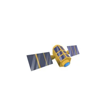 Image space satellite Stock Illustration