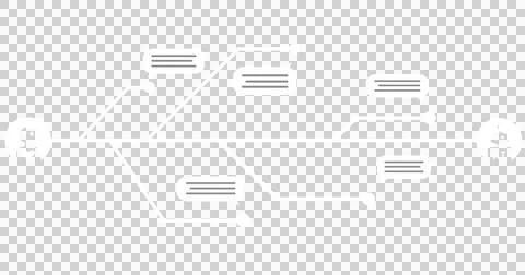 Image of speech bubbles and ai chat over transparent background Ilustração Stock