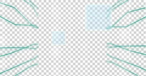 Image of squares with data processing over binary coding on transparent Illustrazione stock