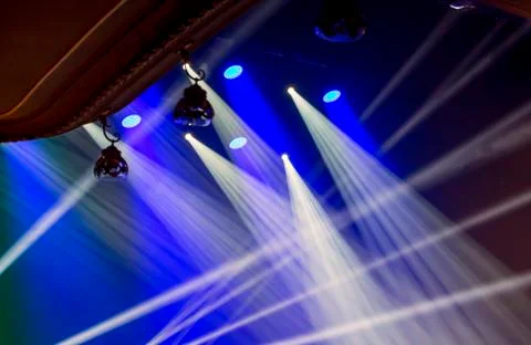 Image of stage lighting effects Stock Photos