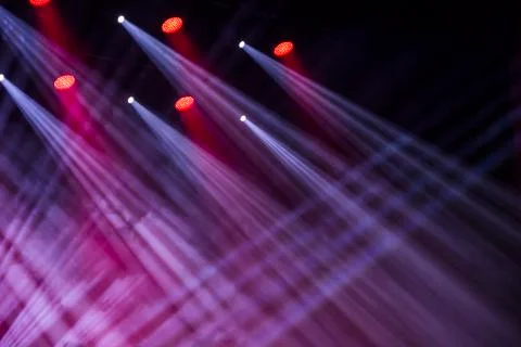 Image of stage lighting effects Stock Photos