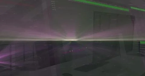 Image of start text and data processing over office イラスト素材