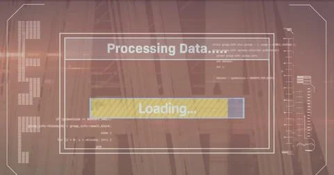 Image of statistics and financial data processing over delivery man Stock Photos