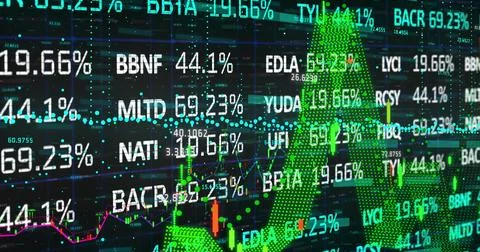 Image of statistics processing and data processing Stock Illustration