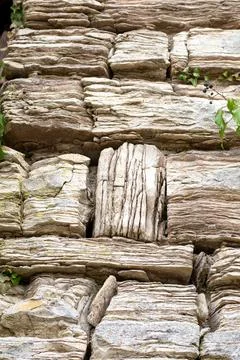 Image of stone wall in rural environment Stock Photos