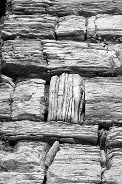Image of stone wall in rural environment Foto stock