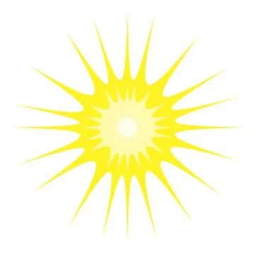 Image of the sun Stock Illustration