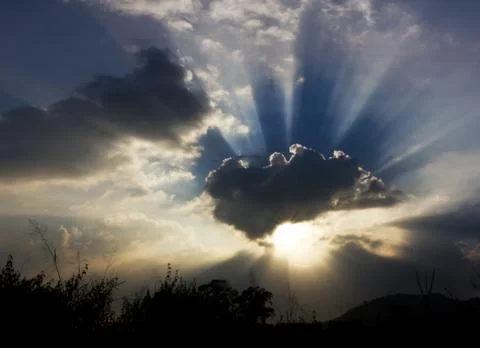 Image of sun shine Foto stock