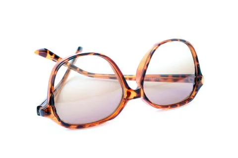 Image of sunglasses on a white background. Stock Photos