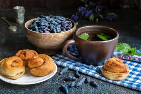 Image with tea. Stock Photos