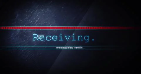 Image of text and data processing over dark background Foto stock