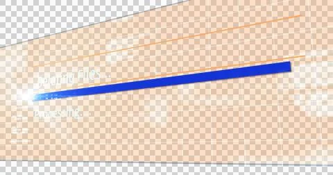 Image of text, deleting files, processing, with moving blue bar on orange Stock Illustration