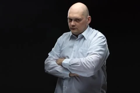 Image of thinking man in glasses Stock Photos