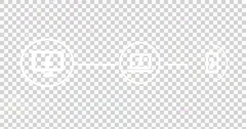 Image of three digital icons with computer interface Illustrazione stock