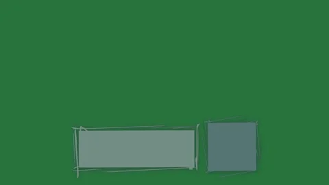 An image of two squares blue on it open book box isolated on green screen Video stock 336858472