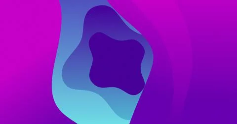 Image of undulating purple and grey organic forms moving on dark background 스톡 일러스트