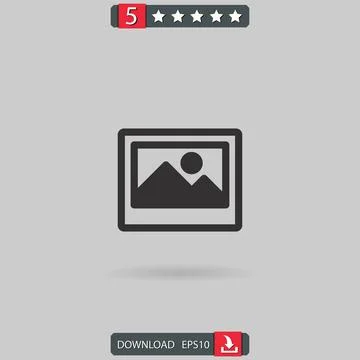 Image vector icon Stock Illustration