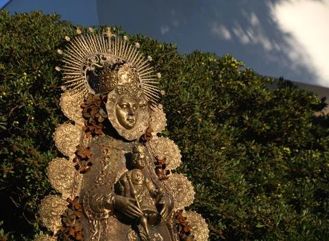 Image of the Virgin of Carmen Stock Photos