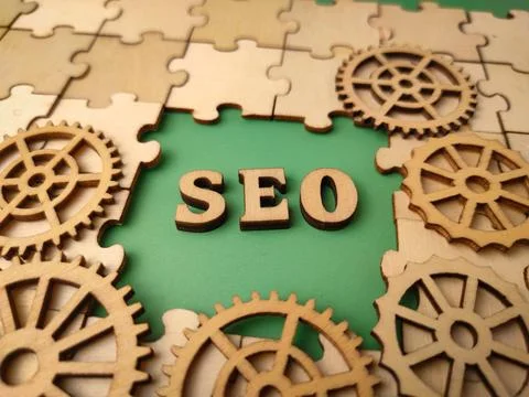 The image visually represents the concept of Search Engine Optimization SEO Stock Illustration