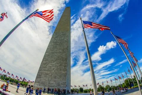 Image of the Washington Monument Stock Photos