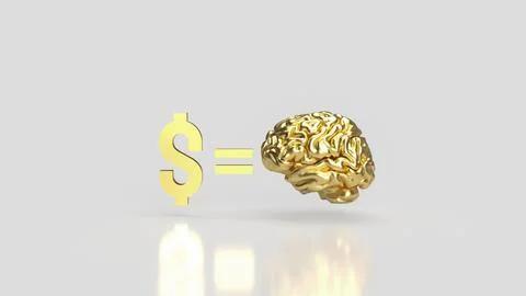 The image for Ways to Rewire Your Brain to Make More Money concept 3d rende.. Stock Photos