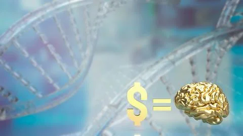 The image for Ways to Rewire Your Brain to Make More Money concept 3d rende.. Stock Photos