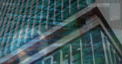 In this image, we see a visualization of data processing and computing taking Stock Photos