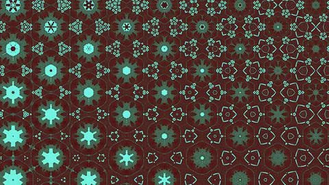 An image in which the pattern changes like a kaleidoscope Illustrazione stock