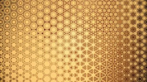 An image in which the pattern changes like a kaleidoscope Illustrazione stock