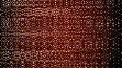 An image in which the pattern changes like a kaleidoscope Illustrazione stock