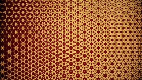 An image in which the pattern changes like a kaleidoscope Illustrazione stock