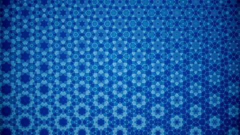 An image in which the pattern changes like a kaleidoscope Illustrazione stock