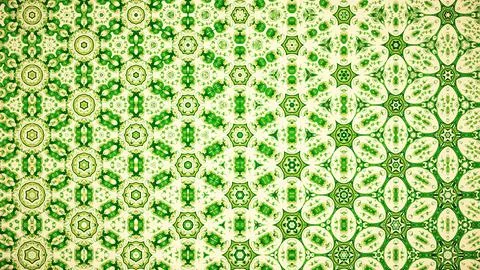 An image in which the pattern changes like a kaleidoscope Stock Illustration