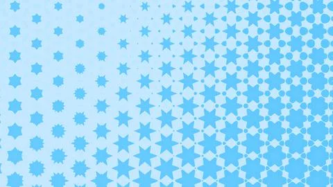 An image in which the pattern changes like a kaleidoscope Illustrazione stock