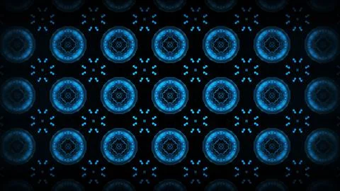 An image in which patterns repeat like a mandala or kaleidoscope Illustrazione stock