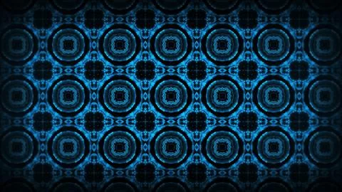 An image in which patterns repeat like a mandala or kaleidoscope Illustrazione stock