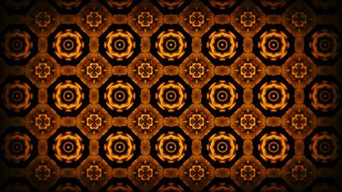 An image in which patterns repeat like a mandala or kaleidoscope 스톡 일러스트