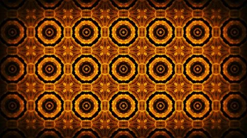 An image in which patterns repeat like a mandala or kaleidoscope Stock Illustration