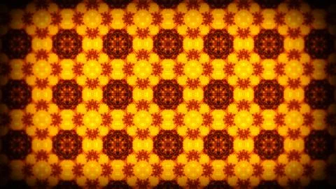 An image in which patterns repeat like a mandala or kaleidoscope Stockillustratie