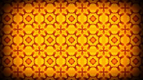 An image in which patterns repeat like a mandala or kaleidoscope Stock Illustration