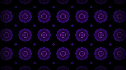 An image in which patterns repeat like a mandala or kaleidoscope Stock Illustration