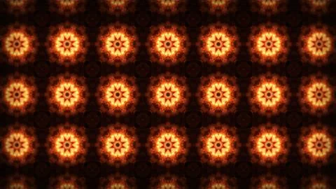 An image in which patterns repeat like a mandala or kaleidoscope Stock Illustration